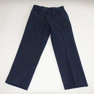 Brooks Brothers Men's Advantage Chino Clark Pants 32 x 28 Navy Blue Khaki